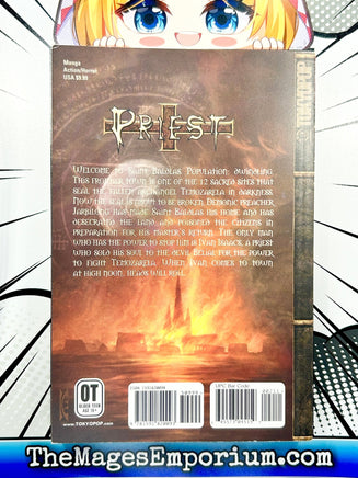 Priest Vol 2 - The Mage's Emporium Tokyopop 2000's 2309 action Used English Manga Japanese Style Comic Book