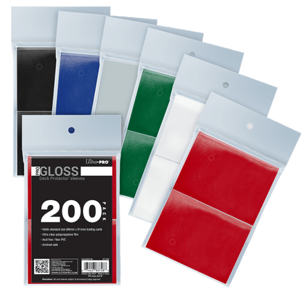PRO - Gloss Standard Deck Protector Sleeves Bundle (200ct) - The Mage's Emporium Ultra PRO International Shopify Collective Ultra PRO International Used English Deck Protectors Japanese Style Comic Book