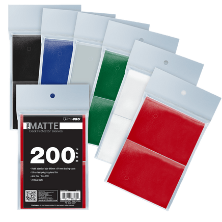 PRO - Matte Standard Deck Protector Sleeves Bundle (200ct) - The Mage's Emporium Ultra PRO International Shopify Collective Ultra PRO International Used English Deck Protectors Japanese Style Comic Book