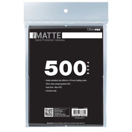 PRO - Matte Standard Deck Protector Sleeves Bundle (500ct) - The Mage's Emporium Ultra PRO International Shopify Collective Ultra PRO International Used English Deck Protectors Japanese Style Comic Book