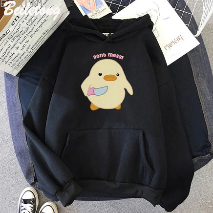 Psycho Duck Hoodie - The Mage's Emporium Kore Kawaii Kore Kawaii Shopify Collective Used English Japanese Style Comic Book