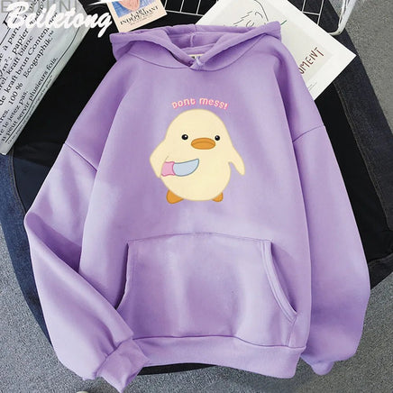 Psycho Duck Hoodie - The Mage's Emporium Kore Kawaii Kore Kawaii Shopify Collective Used English Japanese Style Comic Book