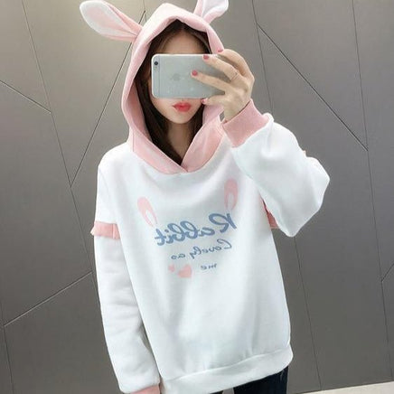 Rabbit Hoodie - The Mage's Emporium Kore Kawaii Kore Kawaii Shopify Collective Used English Japanese Style Comic Book