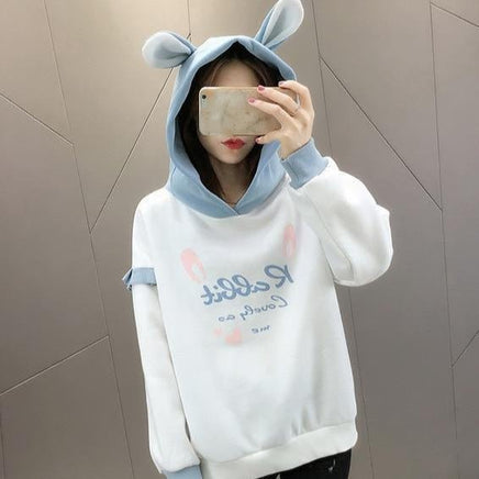 Rabbit Hoodie - The Mage's Emporium Kore Kawaii Kore Kawaii Shopify Collective Used English Japanese Style Comic Book