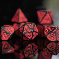 Radiation Acrylic Dice Set - The Mage's Emporium Misty Mountain Gaming Misty Mountain Gaming Shopify Collective Used English Acrylic Dice Japanese Style Comic Book