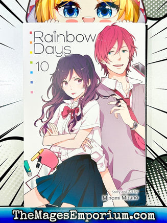 Rainbow Days Vol 10 BRAND NEW RELEASE - The Mage's Emporium Viz Media 2406 alltags description Used English Manga Japanese Style Comic Book