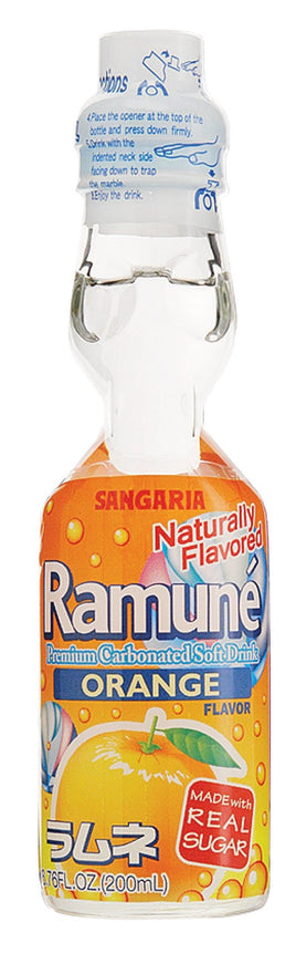 Ramune Orange Flavor (1 Bottle) - The Mage's Emporium Super Anime Store Shopify Collective Super Anime Store Used English Japanese Style Comic Book