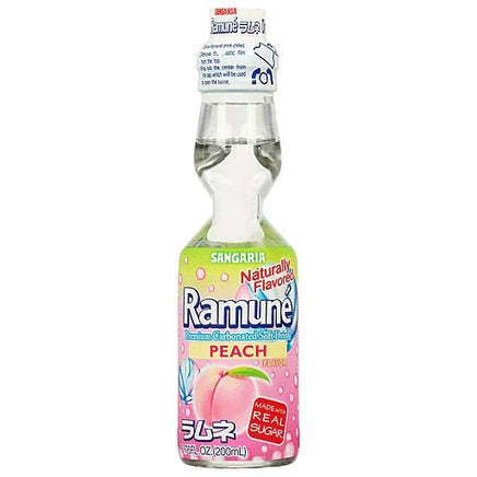 Ramune Peach Flavor (1 Bottle) - The Mage's Emporium Super Anime Store Shopify Collective Super Anime Store Used English Japanese Style Comic Book