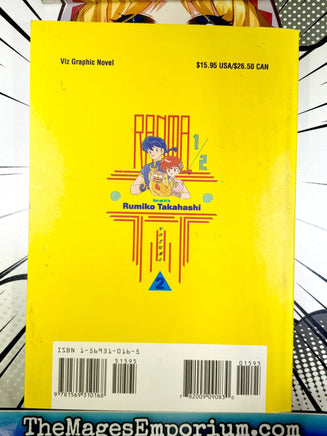 Ranma 1/2 Vol 2 Oversized - The Mage's Emporium Viz Media 2501 UPDATEMETA Used English Manga Japanese Style Comic Book