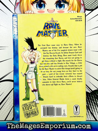 Rave Master Vol 4 - The Mage's Emporium Tokyopop 2407 bis1 copydes Used English Manga Japanese Style Comic Book