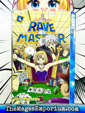 Rave Master Vol 4 - The Mage's Emporium Tokyopop 2407 bis1 copydes Used English Manga Japanese Style Comic Book