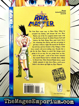 Rave Master Vol 4 - The Mage's Emporium Tokyopop 2411 BackInStock UPDATEMETA Used English Manga Japanese Style Comic Book