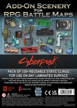 Cyberpunk RED: Add-On Scenery for RPG Battle Maps