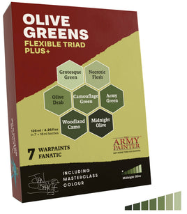Army Painter: Flexible Triad Plus+ Olive Greens Set