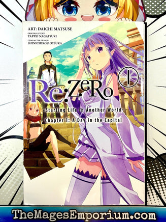 Re: Zero Starting Life in Another World Chapter 1 A Day in the Capital Vol 1 - The Mage's Emporium Yen Press 2410 BackInStock UPDATEMETA Used English Manga Japanese Style Comic Book