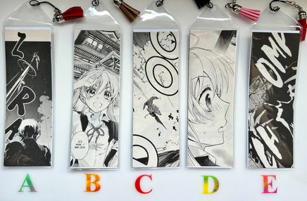 Recycled Manga Bookmarks - The Mage's Emporium The Mage's Emporium Used English Japanese Style Comic Book