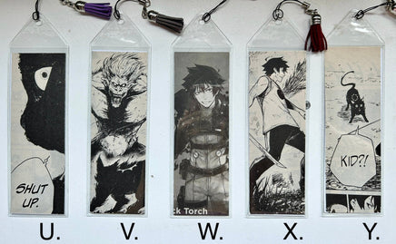 Recycled Manga Bookmarks - The Mage's Emporium The Mage's Emporium Used English Japanese Style Comic Book