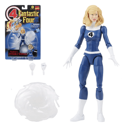 Retro Marvel Legends: Fantastic Four - Invisible Woman 6 - Inch Action Figure - The Mage's Emporium Shumi Toys & Gifts Shopify Collective Shumi Toys & Gifts Used English Marvel Legends Japanese Style Comic Book