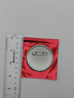 Ameri Azazel Welcome to Demon School / Mairimashita Iruma-kun Round1 ver. Can Badge