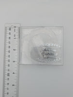 Acrylic Wedding Veil Badge Holder (5.8CM)