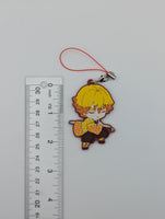 Zenitsu Agatsuma Demon Slayer Rubber Strap