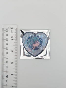 Tomari Onitsuka Love Live Heart Can Badge