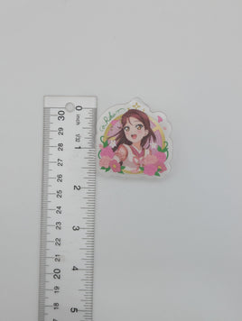 Riko Sakurauchi Love Live Sunshine Acrylic Clip Badge