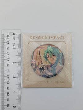 Baizhu Genshin Impact Can Badge