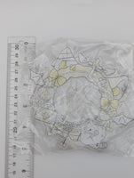 Yellow Acrylic Medical Cat Badge Holder (5.8CM)