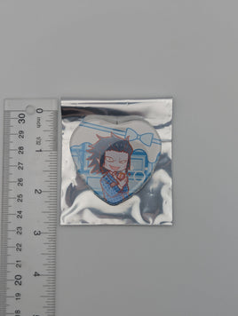 Tsujigiri Nagiri The Vampire Dies in No Time Heart Can Badge