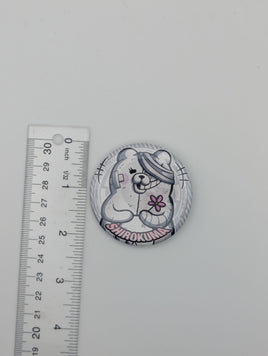 Shirokuma Danganronpa Can Badge