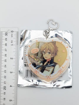 Tomoya Mashiro Ensemble Stars CN Heart Cake Glitter Acrylic Keychain