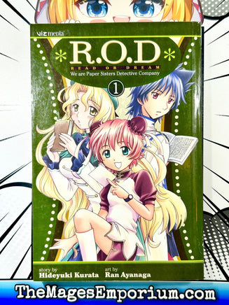 R.O.D. Vol 1 We Are Paper Sisters Detective Company - The Mage's Emporium Viz Media 2408 UPDATEMETA Used English Manga Japanese Style Comic Book