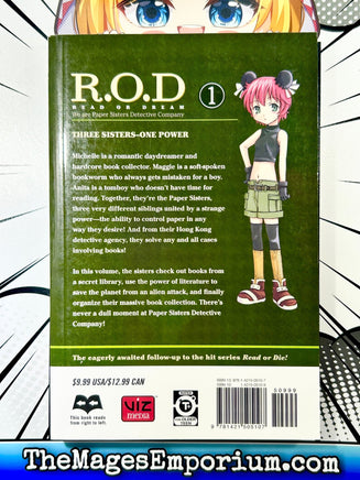 R.O.D. Vol 1 We Are Paper Sisters Detective Company - The Mage's Emporium Viz Media 2408 UPDATEMETA Used English Manga Japanese Style Comic Book