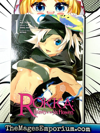 Rokka: Braves of the Six Flowers Vol 1 - The Mage's Emporium Yen Press 2411 UPDATEMETA Used English Manga Japanese Style Comic Book