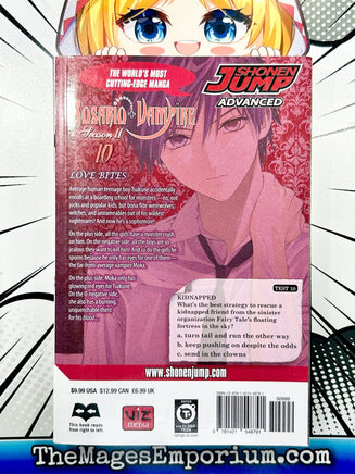 Rosario + Vampire Season II Vol 10 - The Mage's Emporium Viz Media 2403 alltags description Used English Manga Japanese Style Comic Book