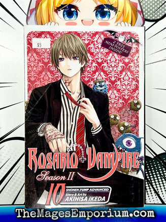 Rosario + Vampire Season II Vol 10 - The Mage's Emporium Viz Media 2403 alltags description Used English Manga Japanese Style Comic Book