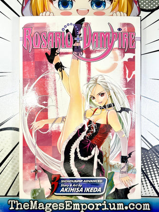 Rosario + Vampire Vol 3 - The Mage's Emporium Viz Media 2501 BackInStock UPDATEMETA Used English Japanese Style Comic Book