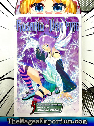 Rosario + Vampire Vol 5 - The Mage's Emporium Viz Media 2411 BackInStock UPDATEMETA Used English Manga Japanese Style Comic Book