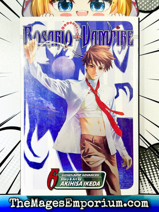 Rosario + Vampire Vol 6 - The Mage's Emporium Viz Media 2409 BackInStock UPDATEMETA Used English Manga Japanese Style Comic Book