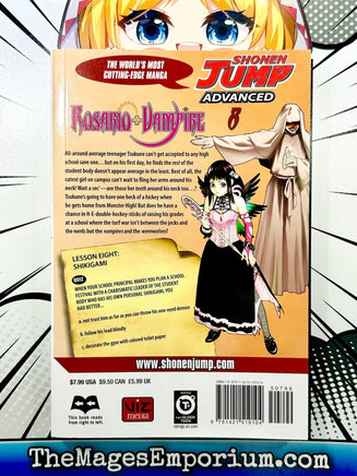 Rosario + Vampire Vol 8 - The Mage's Emporium Viz Media 2407 bis5 copydes Used English Manga Japanese Style Comic Book