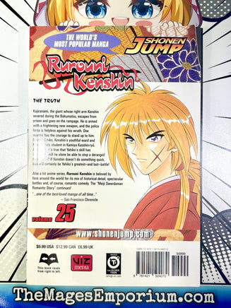Rurouni Kenshin Vol 25 - The Mage's Emporium Viz Media 2501 BackInStock UPDATEMETA Used English Manga Japanese Style Comic Book