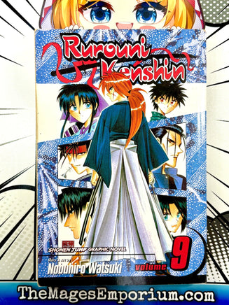 Rurouni Kenshin Vol 9 - The Mage's Emporium Viz Media 2411 BackInStock UPDATEMETA Used English Manga Japanese Style Comic Book