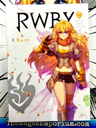 RWBY Official Manga Anthology Vol 4 I Burn - The Mage's Emporium Viz Media 2411 BackInStock UPDATEMETA Used English Manga Japanese Style Comic Book