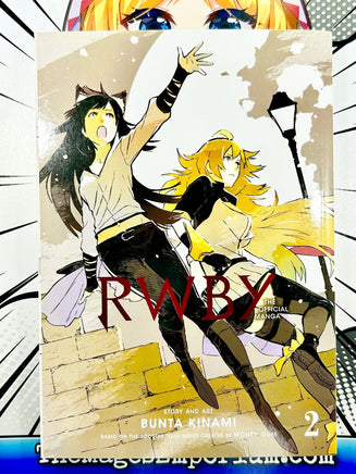 RWBY The Official Manga Vol 2 - The Mage's Emporium Viz Media outofstock UPDATEMETA Used English Manga Japanese Style Comic Book