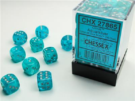 Chessex: D6 Cirrus Dice set - 12MM