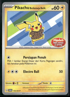 (Indonesian) Pokémon TCG: Pikachu Batik Shirt Promo Card (Select Variant)