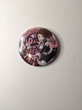 Ochako Uraraka My Hero Academia MHA BNHA Can Badge