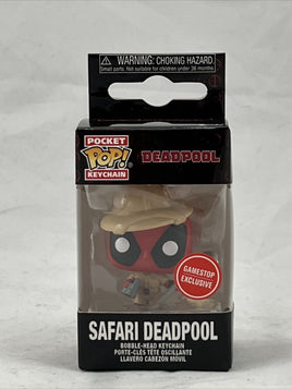 Funko Pocket Pop! Keychain: Marvel: Deadpool - Safari Deadpool Exclusive