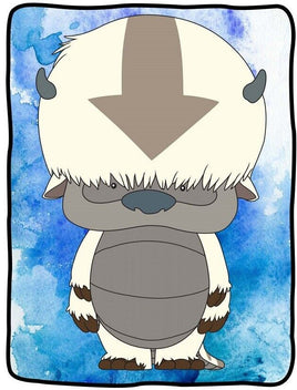 Avatar The Last Airbender Appa Nickelodeon Fleece Throw Blanket 45in by 60in